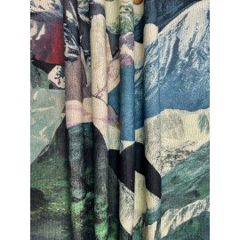 [All-Over Print, Thin Sweater] All-Over Print Thin Sweater | Universe Pattern, Casual Crew Neck Long Sleeve, Women's Clothing