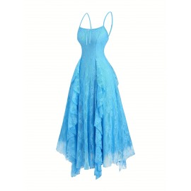 Elegant Off-Shoulder Lace Dress with Ruffle Hem and Bow Detail - Pink Floral Pattern, Sleeveless Summer Dress for Women, Perfect for Casual or Formal Occasions, Formal Attire | Offshoulder Dress | Lace Fabric