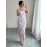 Women's Elegant Floral Print Off-Shoulder Sleeveless A-Line Maxi Dress with Adjustable Waist Tie - Lavender & Pastel Purple, Machine Washable Lightweight Formal & Semi-Formal Dress for Weddings, Parties, Vacations, Casual Attire