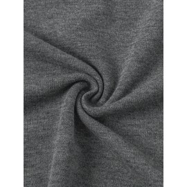 0807 Circle, 1pc Casual Women'S Sweatshirt, Round Neck, Long Sleeve, Halloween Print, Suitable for Autumn and Winter as well as All Seasons, Women'S Clothing, Halloween Clothing | Halloween Print Top | Construction, Halloween Costumes