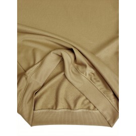 [Graphic Print Sweatshirt] Polyester Women's Puerto Rico Graphic Print Sweatshirt | Oversized Fit, Crew Neck Long Sleeve Pullover, Geometric Pattern with Applique Detail | Casual for Fall/Winter, Machine Washable