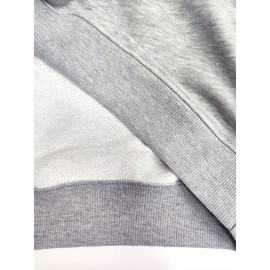 [Graphic Print Sweatshirt] Polyester Women's Puerto Rico Graphic Print Sweatshirt | Oversized Fit, Crew Neck Long Sleeve Pullover, Geometric Pattern with Applique Detail | Casual for Fall/Winter, Machine Washable