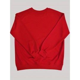 [Graphic Print Sweatshirt] Polyester Women's Puerto Rico Graphic Print Sweatshirt | Oversized Fit, Crew Neck Long Sleeve Pullover, Geometric Pattern with Applique Detail | Casual for Fall/Winter, Machine Washable