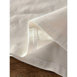 [LAUREN HILL T-Shirt] Polyester Women's White T-Shirt with 