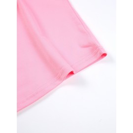 Disney Minnie Mouse 32nd Birthday T-Shirt - Black Casual Short Sleeve Tee with Pink Bow & Red Accents, Lightweight Polyester, Perfect Gift for Disney Fans, Spring/Summer Wear, Disney Shirts