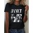 1pc Women's Janet Jackson Graphic T-Shirt - Black Casual Short Sleeve Tee with Iconic Signature & Pose Design, Soft Round Neck, Machine Washable, Birthday Gift for Women & Teens, Everyday Casual Wear