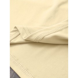 Women'S Y2K Graphic Tee - Cute Cartoon Character Design, 100% Polyester Casual Summer T-Shirt, Loose Fit, Easy Care, Vibrant Yellow with Black Outlines, Perfect for Casual Attire